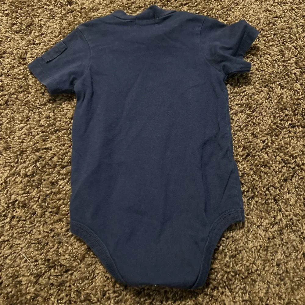 Navy onesie